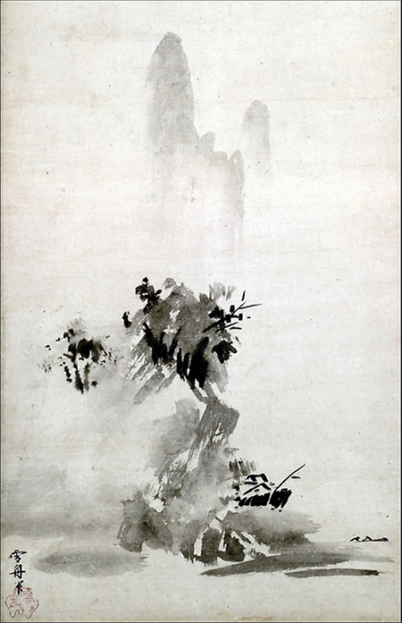 reproduction of Splashed Ink Landscape